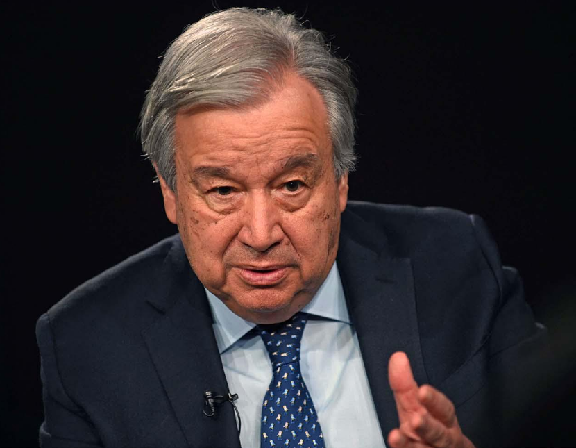 António Guterres, Secretery-General of the United Nations since January 2017.