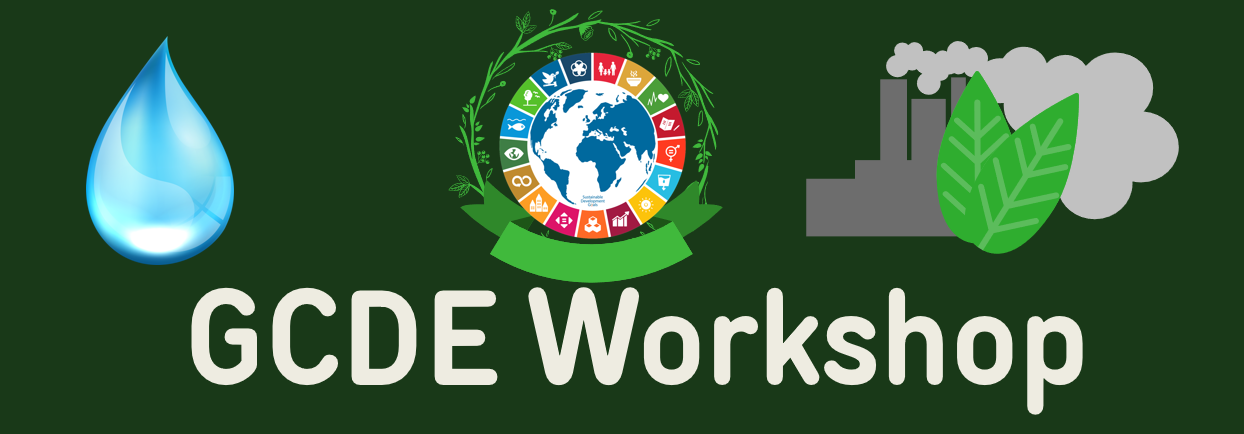 GCDE Workshop Title banner