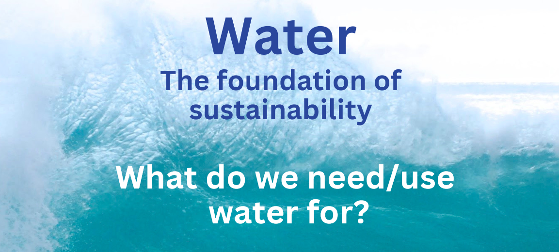 water is the foundation of sustainability