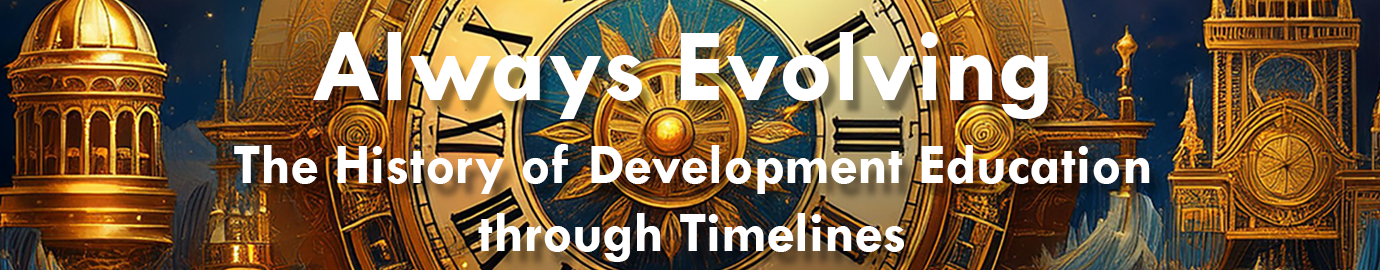 Always evolving: The history of DE through timelines, title banner