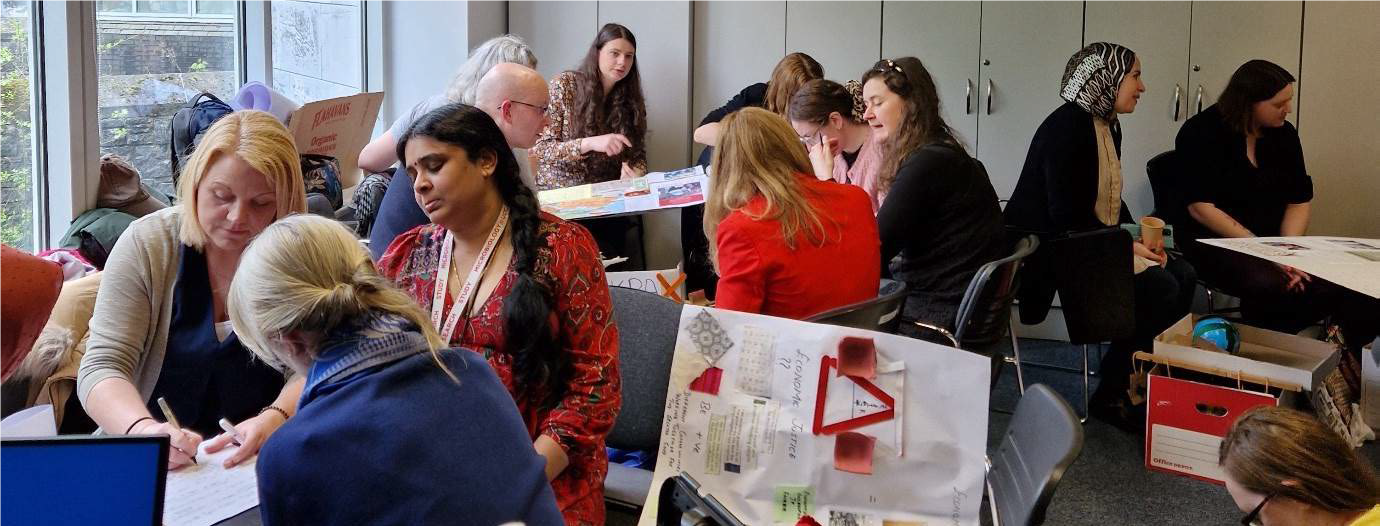 Mystery box groups at workshop