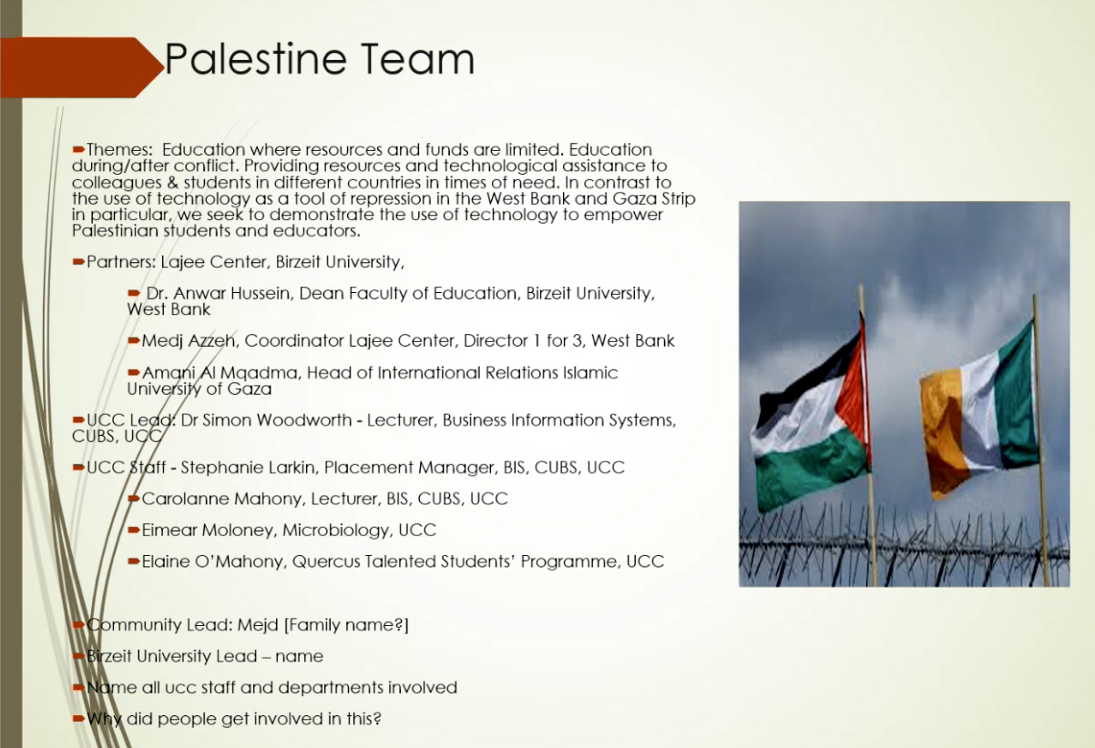Praxis week 2025 - Palestinian team