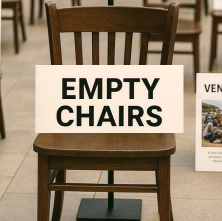 Praxis week 2025 - Empty chairs event